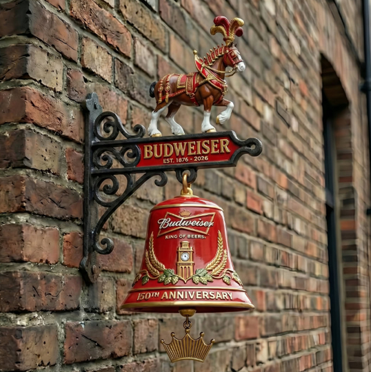 Budweiser 150th Anniversary Wall Bell