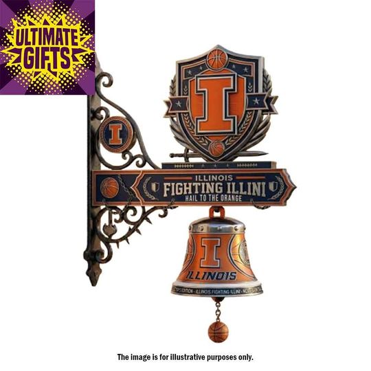 Fighting Illini Hail To The Orange Wall Bell