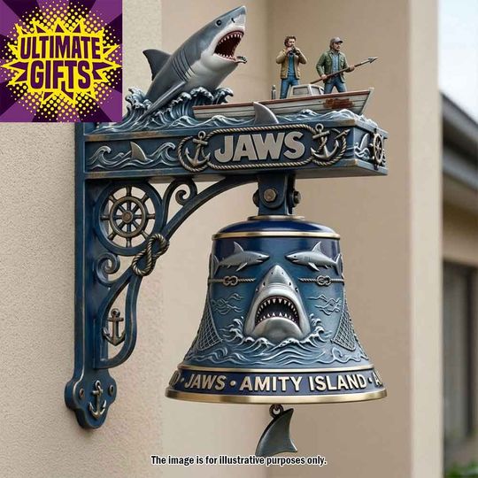 JAWS Amity Island Nautical Hanging Bell