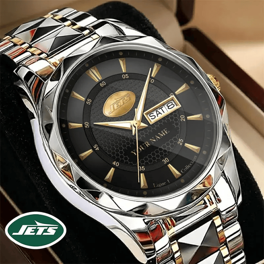 New York Jets football Men Luxury Hand Watch Elegant Custom Name Gifts