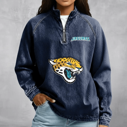 Jacksonville Jaguars Women's Denim Long - Sleeve