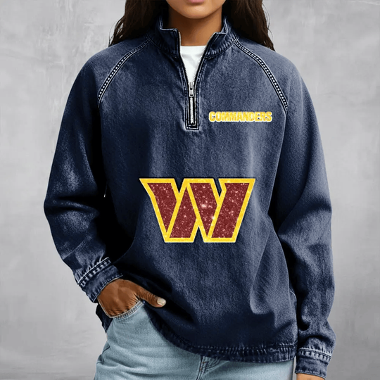 Washington Commanders Women's Denim Long - Sleeve