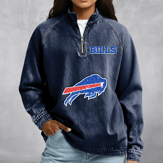 Buffalo Bills Women's Denim Long - Sleeve
