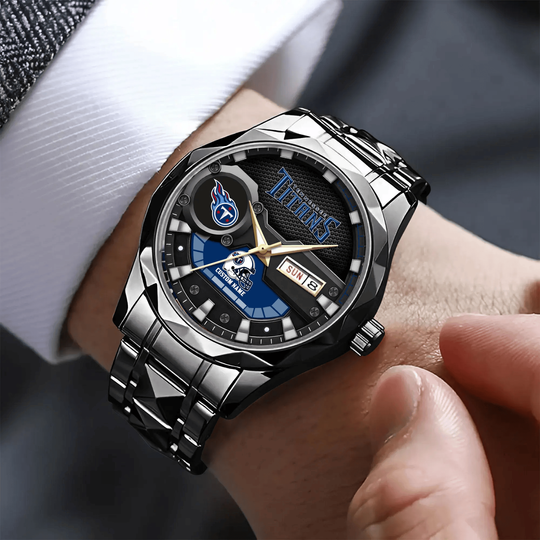 Discover 31-Tennessee Titans Custom Name Elegant Fashion Design Watch football M9 - Sport9Design