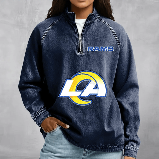 Los Angeles Rams Women's Denim Long - Sleeve