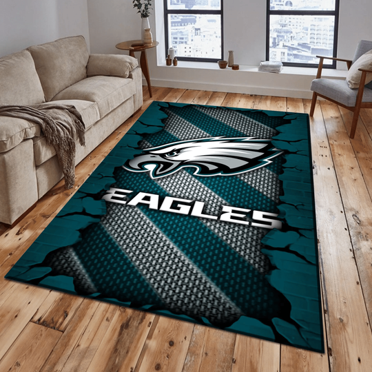 Discover Philadelphia Eagles DMHF0515 Multicolor Rug - Sport9Design