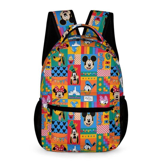 Discover Mickey and Friends Backpack, Disney Backpack, Back to School Book Bag, Disney Bag, Kids Backpack, Travel Bag, Disney Trip Accessories