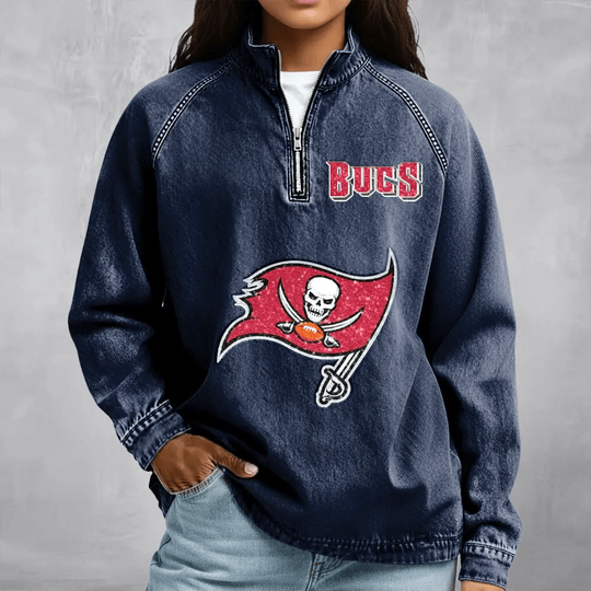 Tampa Bay Buccaneers Women's Denim Long - Sleeve