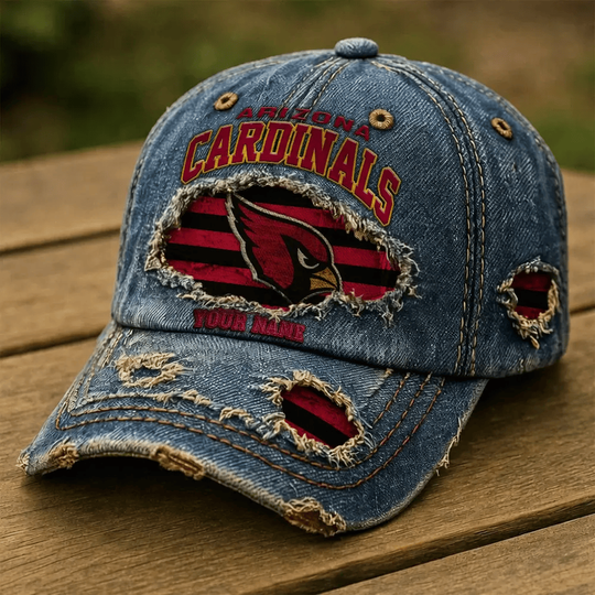 Arizonna Cardinals Denim Washed Cap New Style