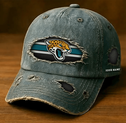 Jacksonville Jaguars Denim Washed Cap New Style
