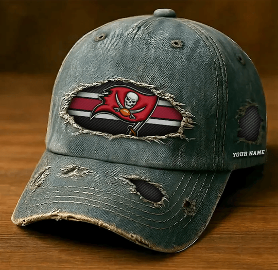 Tampa Bay Buccaneers Denim Washed Cap New Style