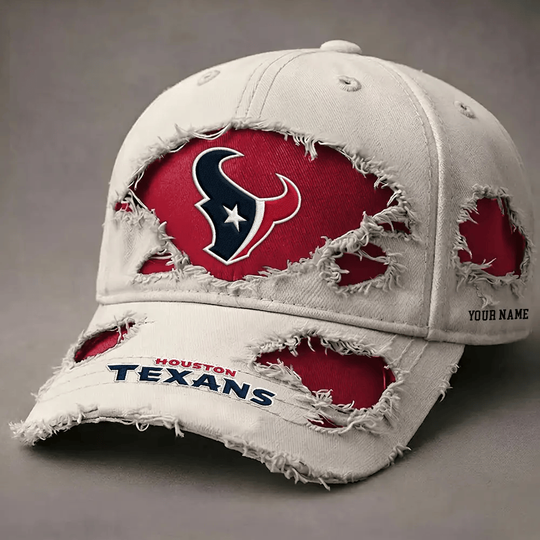 Houston Texans Denim Washed Cap New Style