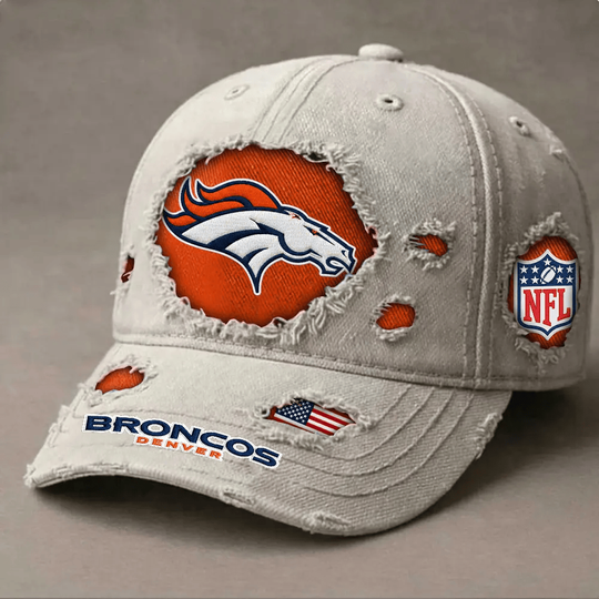 Denver Broncos Denim Washed Cap New Style