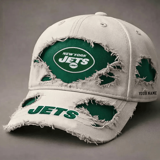 New York Jets Denim Washed Cap New Style