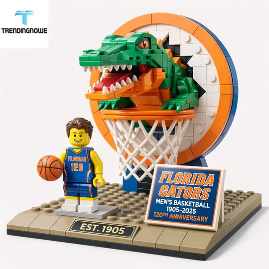 Florida Gators 120Th Anniversary Breakaway Build Block Brick 2026, Gift For Him, Father's Day Gift