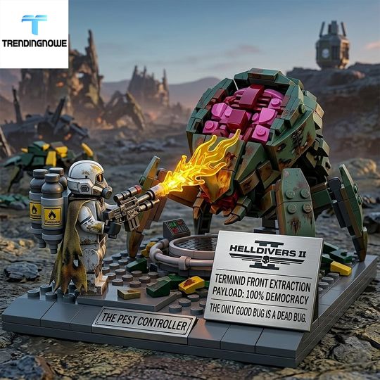 Helldivers Ii Frontline Combat Collectors Building Block Brick 2026, Gift For Him, Father's Day Gift