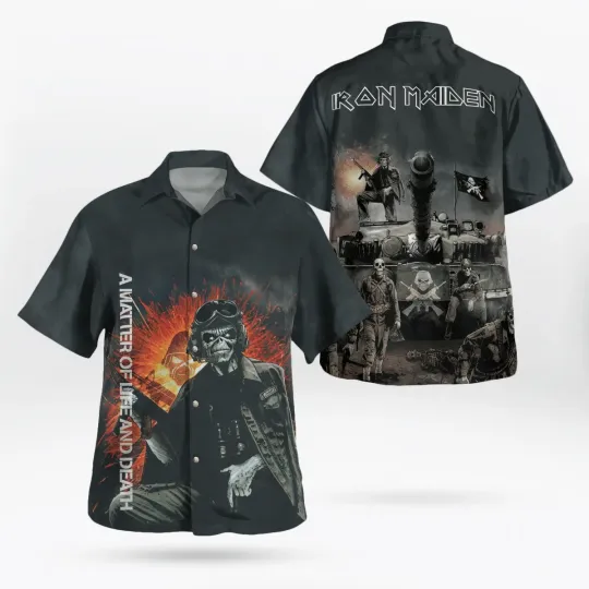 Iron Maiden A Matter of Life And Death 2026 Hawaiian Shirt