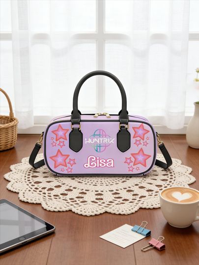 K-Pop Devil Hunter Crossbody Bag - Cute Cartoon Square Bag
