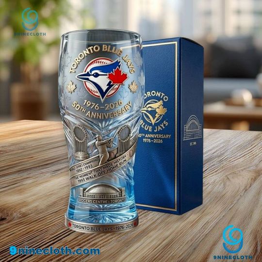 Toronto Blue Jays 50th Anniversary 2026 Pint Glass