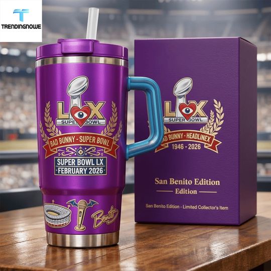 Bad Bunny Super Bowl Lx Limited Edition Tumbler 2026