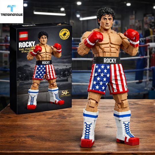 Rocky The ITASTA 50Th Anniversary Movie Collectible Figure Brick