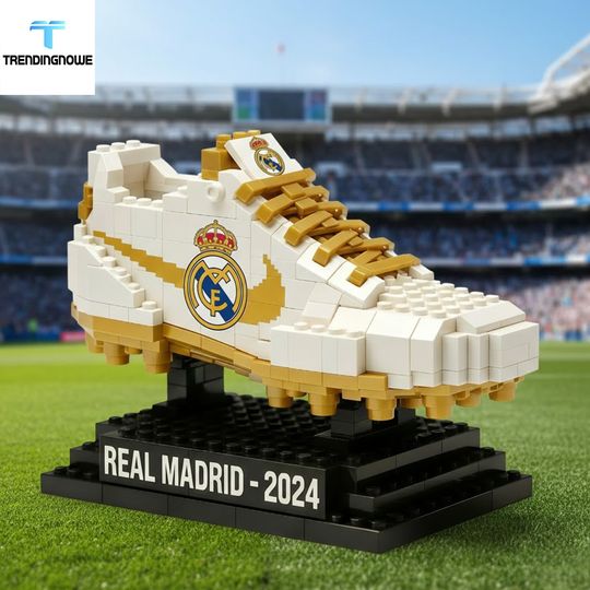 Real Madrid Soccer Boot Collector Brick Blocks Edition