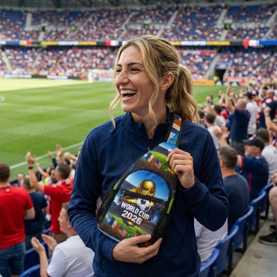 World Cup 2026 Chest Bag Pack with Flags