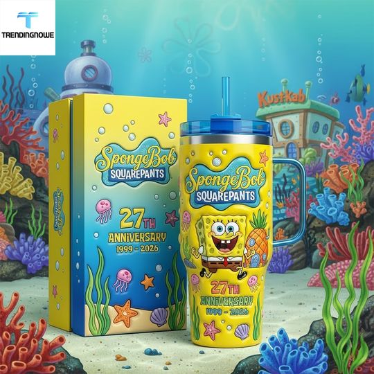 Spongebob Squarepants 27Th Anniversary Limited Edition Stanley Tumbler Gift 2026