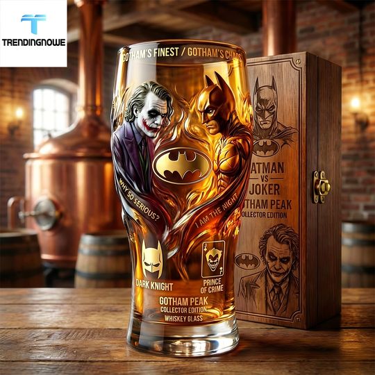 Batman Vs Joker Gotham Peak Collector Beer Glass 2026