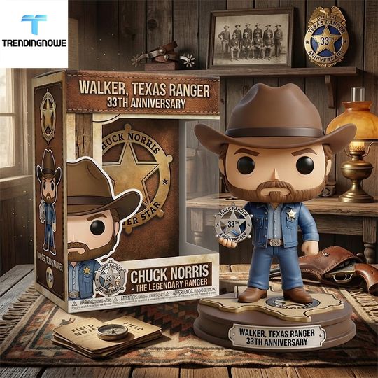 Walker Texas Ranger Chuck Norris Commemorative Figure 2026