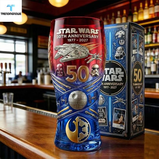 Star Wars 50Th Anniversary Collectible Beer Glass