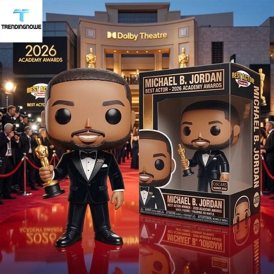 2026 Oscar Best Actor Winner Michael B Jordan Commemorative Doll Figure