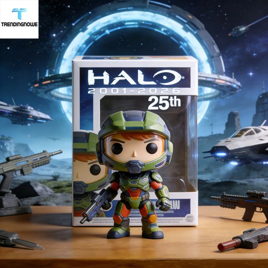 Halo Master Chief  25Th Anniversary Funko Figures