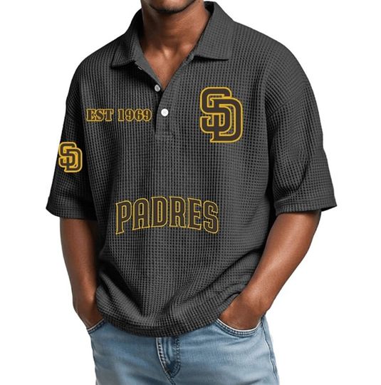 San Diego Padres EST 1969 Waffle Polo Shirt