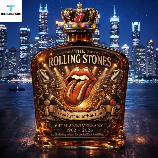 The Rolling Stones 64Th Anniversary Limited Edition Whiskey Bottle Decanter 2026
