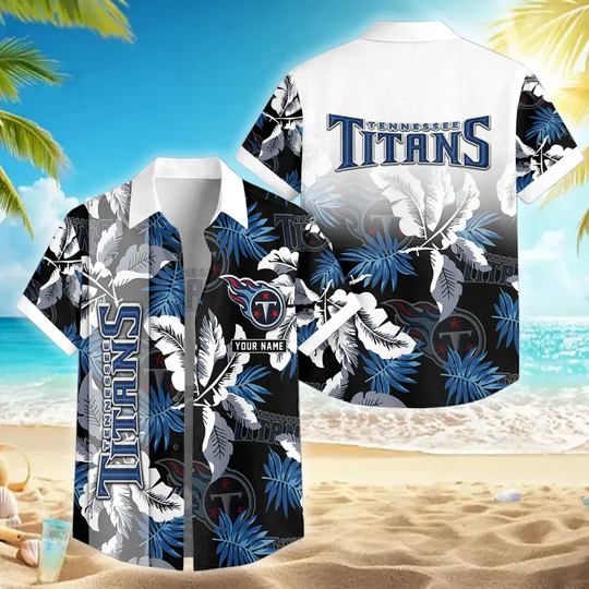 Tennessee Titans Summer Casual Street Button Shirt