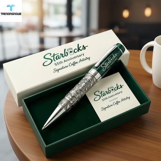 Starbucks 55Th Anniversary Commemorative Collector Pen
