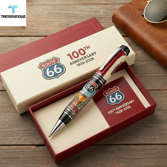 Route 66 100Th Anniversary Commemorative Collector Pen 1926 2026