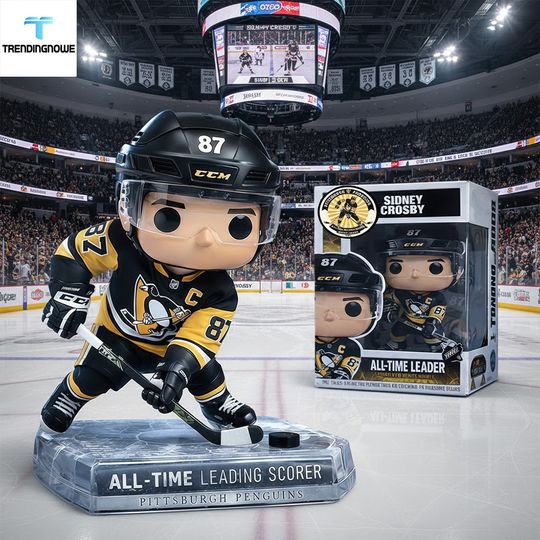 Pittsburgh Penguins Sidney Crosby All Time Leading Scorer Figure Collector Gift