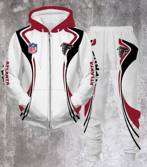 Atlanta Falcons Hoodie Jogger Set, Gift For Him, Football Lover, Father's Day Gift Idea
