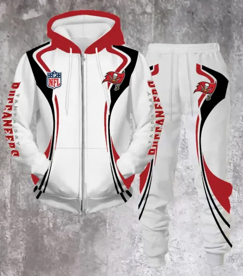 Tampa Bay Buccaneers Hoodie Jogger Set, Gift For Him, Football Lover, Father's Day Gift Idea