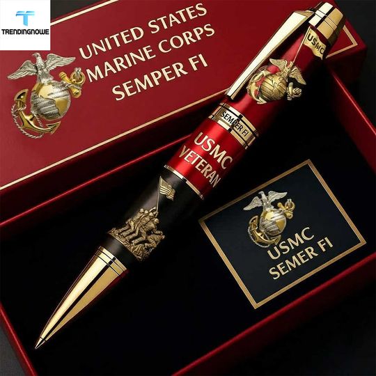 USMC Veteran Semper Fidelis Always Faithful Pen