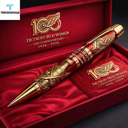 Detroit Red Wings 100Th Anniversary Collectors Edition Pen
