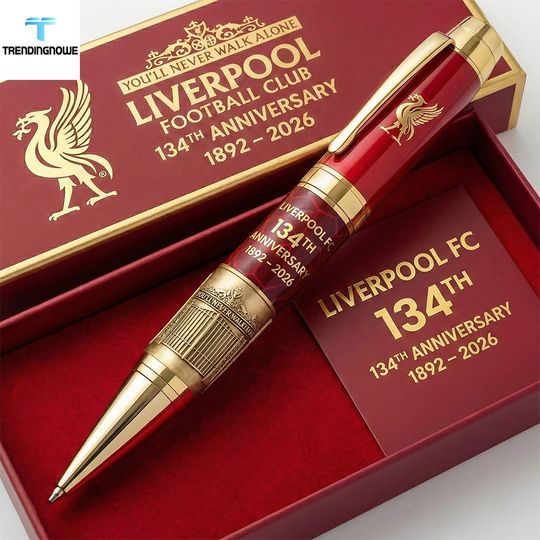 Official Liverpool Fc 134Th Anniversary Executive Pen Set Limited Edition 1892 2026 Collectors Gift