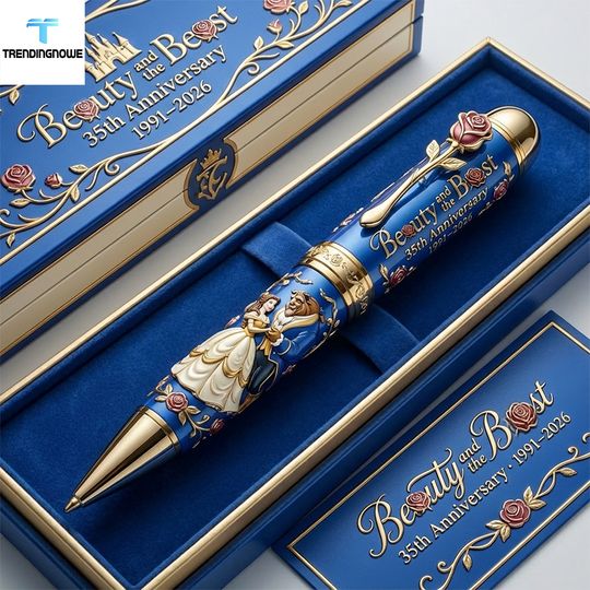 Beauty And The Beast 35Th Anniversary 1991 To 2026 Collector Pen