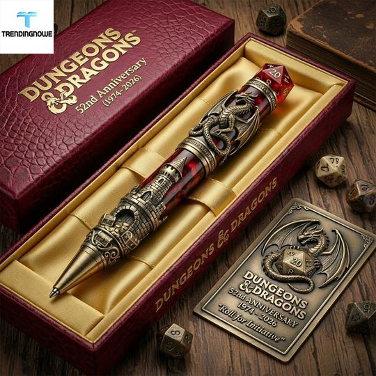 Dungeons And Dragons 52Nd Anniversary 1974 2026 Collectible Pen Limited Edition