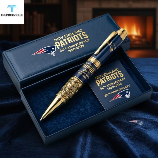 New England Patriots 66Th Anniversary Collector Ballpoint Pen 2026