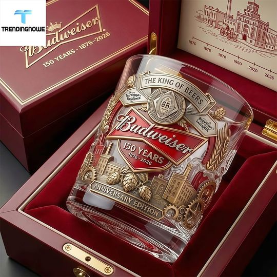 Budweiser 150Th Anniversary 2026 Commemorative Edition Whisky Glass