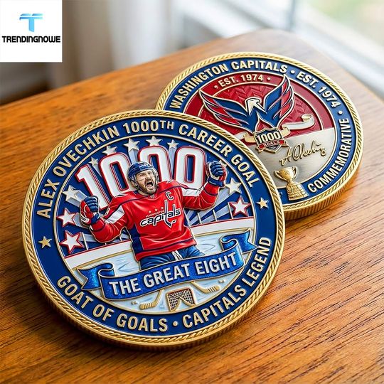 Alex Ovechkin 1000 Career Goals Commemorative Coin