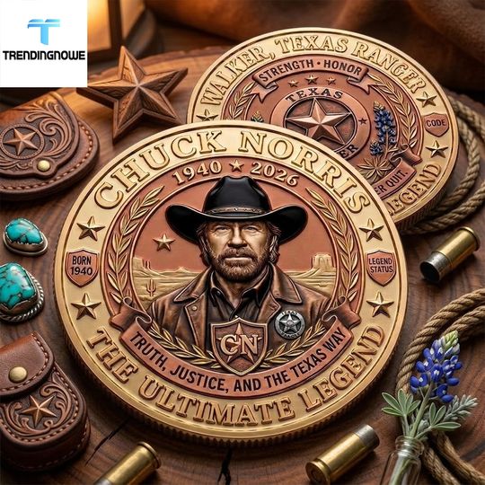 Chuck Norris The Ultimate Legend Tribute 2026 Commemorative Coin